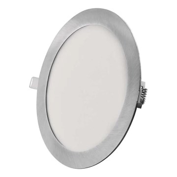 LED-Einbauleuchte NEXXO LED/18W/230V 3000/3500/4000K silber Ø 22,5 cm