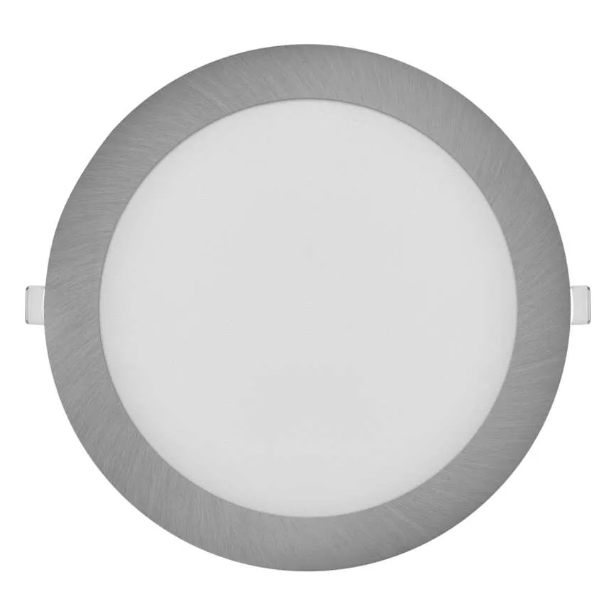 LED-Einbauleuchte NEXXO LED/18W/230V 3000/3500/4000K silber Ø 22,5 cm