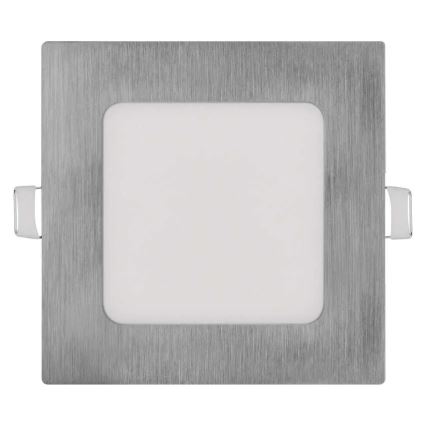LED-Einbauleuchte NEXXO LED/7W/230V 3000/3500/4000K silber 12x12 cm