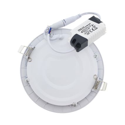 LED-Einbauleuchte QTEC LED/12W/230V 6500K d 16,7 cm