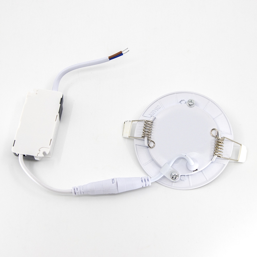 LED-Einbauleuchte QTEC LED/3W/230V 2700K d 8,3 cm