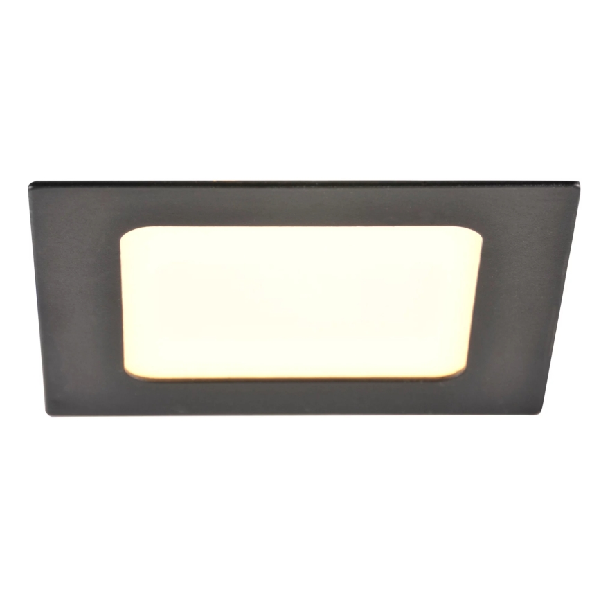 LED-Einbauleuchte RIGEL LED/4,8W/230V 4000K 11,8x11,8 cm schwarz