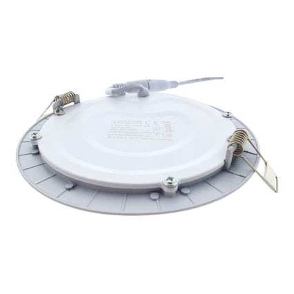 LED Einbauleuchte ROUND LED/9W/230V 4200K