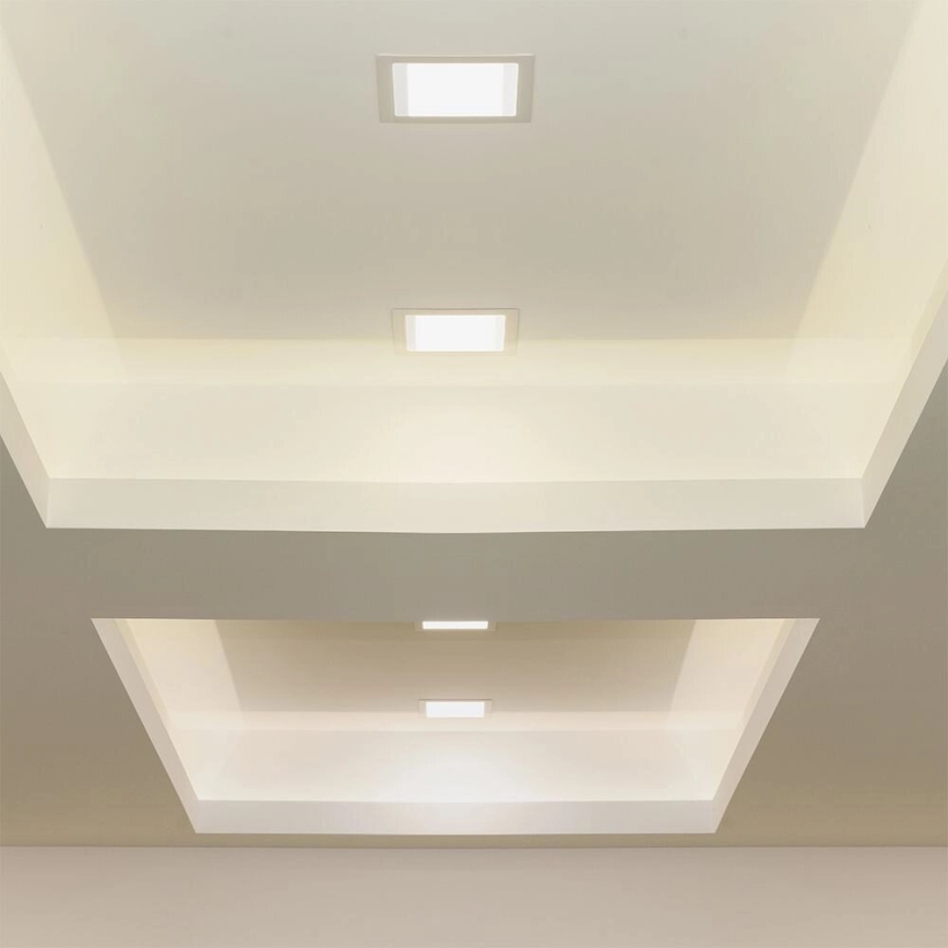 LED-Einbauleuchte SAMSUNG CHIP LED/3W/230V 3000K 9x9 cm weiß