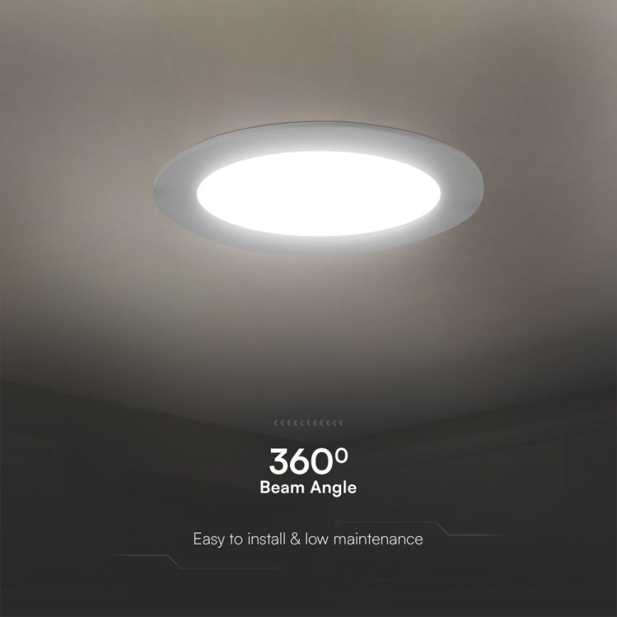 LED-Einbauleuchte SAMSUNG CHIP LED/3W/230V 3000K d 9,5 cm weiß