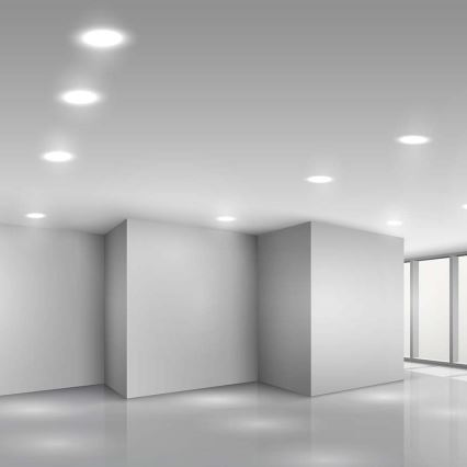 LED-Einbauleuchte SAMSUNG CHIP LED/3W/230V 4000K d 9,5 cm weiß