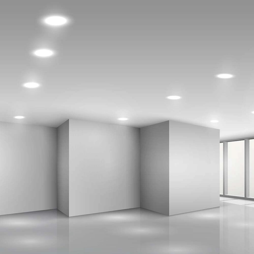 LED-Einbauleuchte SAMSUNG CHIP LED/6W/230V 4000K d 12 cm weiß