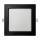 LED-Einbauleuchte SQUARE LED/12W/230V 4000K 17x17 cm schwarz
