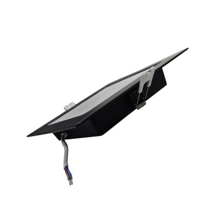 LED-Einbauleuchte SQUARE LED/12W/230V 4000K 17x17 cm schwarz