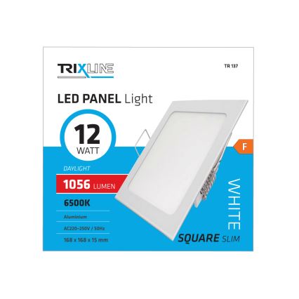 LED Einbauleuchte SQUARE LED/12W/230V 6500K