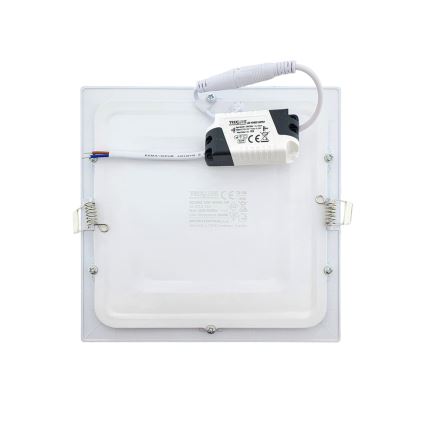 LED-Einbauleuchte SQUARE LED/15W/230V 6500K 18,8x18,8 cm weiß