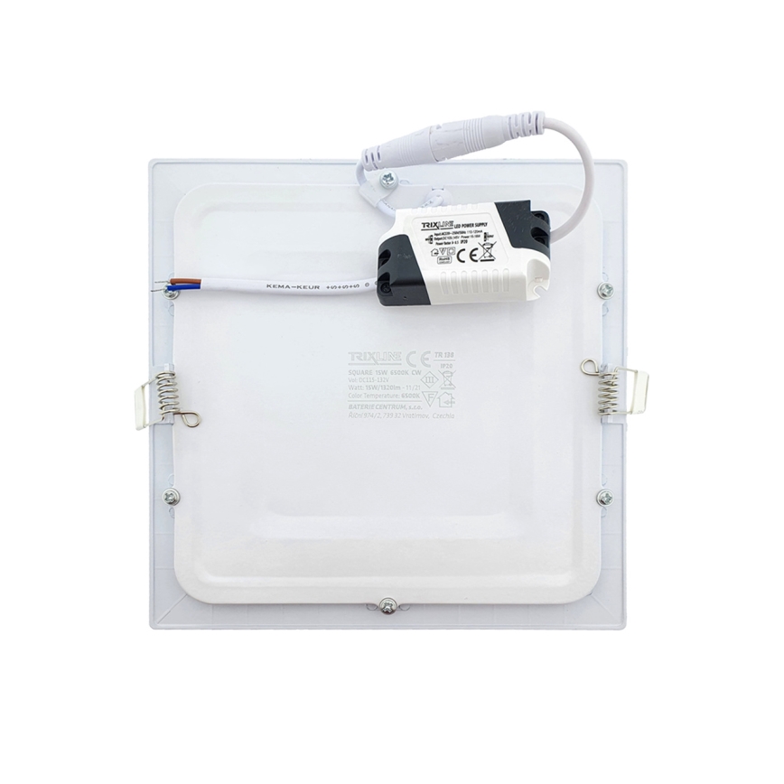 LED-Einbauleuchte SQUARE LED/15W/230V 6500K 18,8x18,8 cm weiß