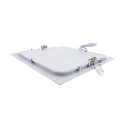LED-Einbauleuchte SQUARE LED/15W/230V 6500K 18,8x18,8 cm weiß