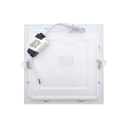 LED-Einbauleuchte SQUARE LED/18W/230V 2700K 22x22 cm weiß