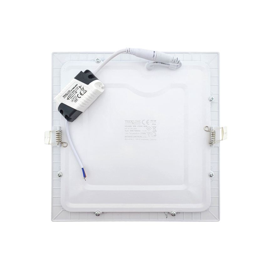 LED-Einbauleuchte SQUARE LED/18W/230V 2700K 22x22 cm weiß