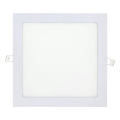 LED-Einbauleuchte SQUARE LED/18W/230V 4200K 22x22 cm weiß