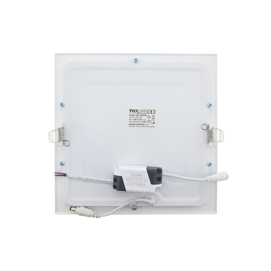 LED-Einbauleuchte SQUARE LED/18W/230V 4200K 22x22 cm weiß