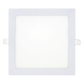 LED-Einbauleuchte SQUARE LED/18W/230V 6500K 22x22 cm weiß