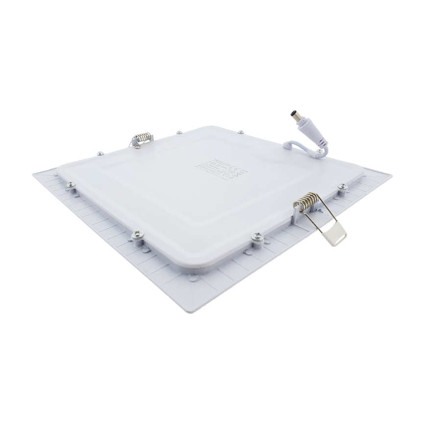 LED-Einbauleuchte SQUARE LED/18W/230V 6500K 22x22 cm weiß