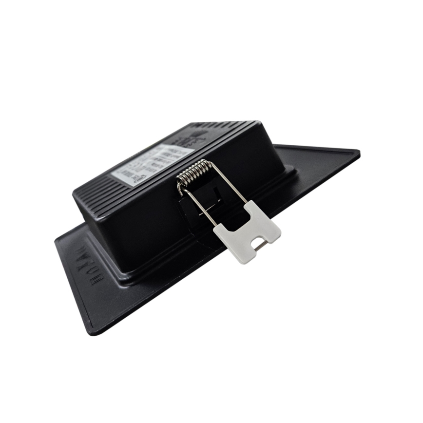LED-Einbauleuchte SQUARE LED/6W/230V 4000K 12x12 cm schwarz
