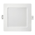 LED-Einbauleuchte SQUARE LED/6W/230V 4000K 12x12 cm weiß