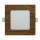 LED-Einbauleuchte SQUARE LED/6W/230V 4200K 11,8x11,8 cm braun