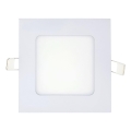 LED-Einbauleuchte SQUARE LED/6W/230V 4200K 11,8x11,8 cm weiß
