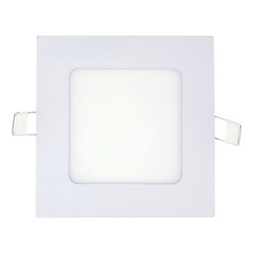 LED-Einbauleuchte SQUARE LED/6W/230V 4200K 11,8x11,8 cm weiß