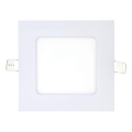 LED-Einbauleuchte SQUARE LED/6W/230V 6500K 11,8x11,8 cm weiß