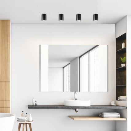 LED Einbauleuchte TACO 1xE27/15W/230V schwarz