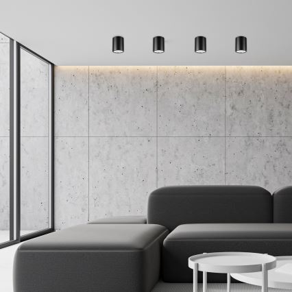 LED Einbauleuchte TACO 1xE27/15W/230V schwarz