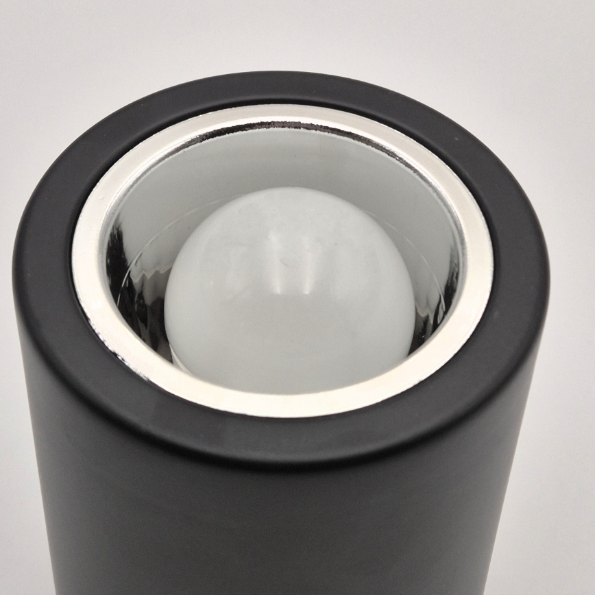 LED Einbauleuchte TACO 1xE27/15W/230V schwarz