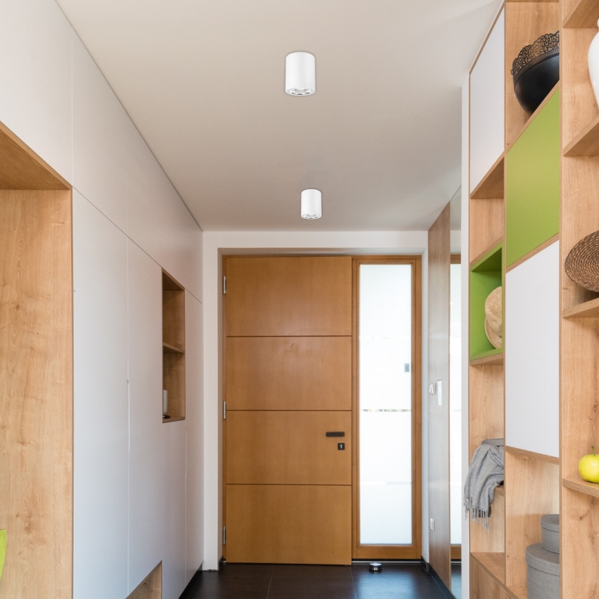 LED Einbauleuchte TACO 1xE27/15W/230V Weiß