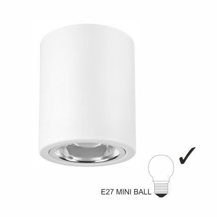 LED Einbauleuchte TACO 1xE27/15W/230V Weiß