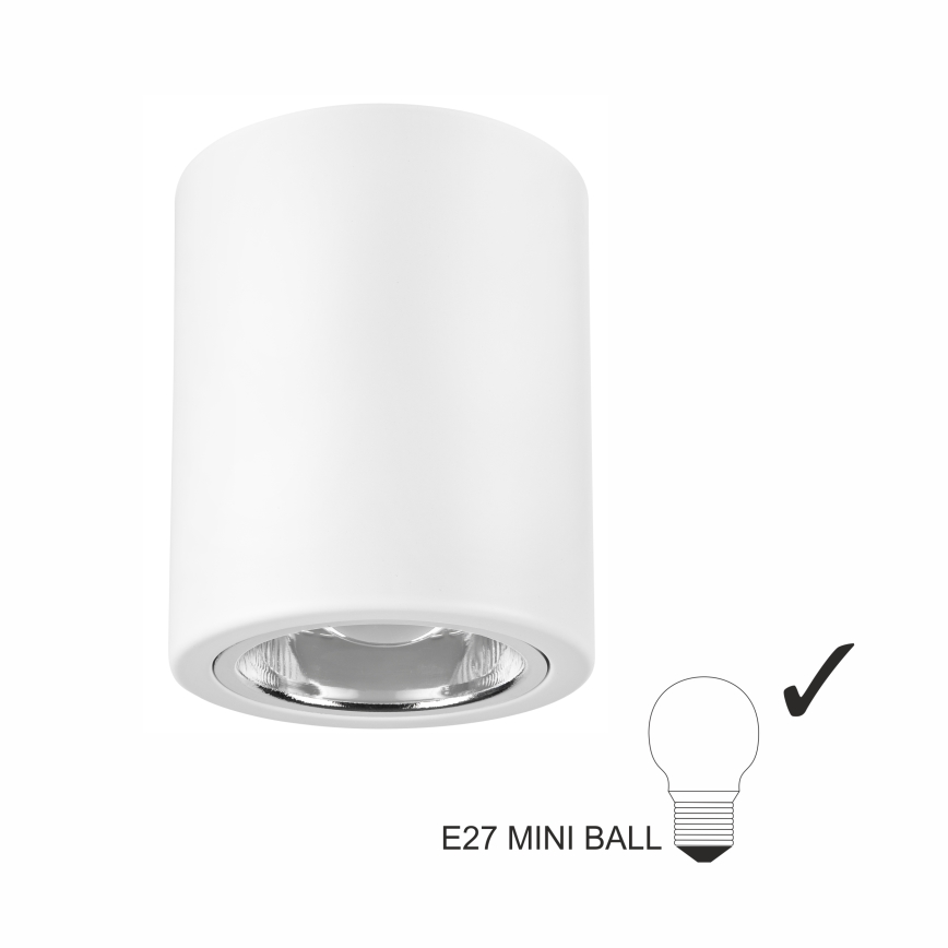 LED Einbauleuchte TACO 1xE27/15W/230V Weiß