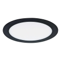 LED-Einbauleuchte VEGA LED/12W/230V 2900/3900/5800K d 17,5 cm schwarz