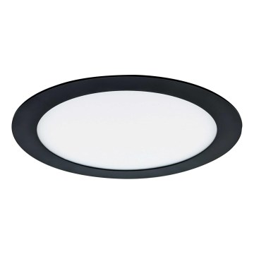 LED-Einbauleuchte VEGA LED/18W/230V 2900/3900/5800K d 22,5 cm schwarz