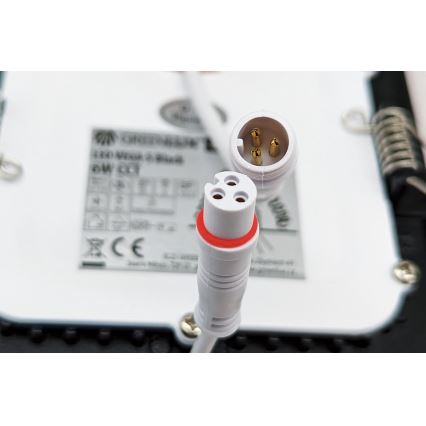 LED-Einbauleuchte VEGA LED/18W/230V 2900/3900/5800K d 22,5 cm schwarz