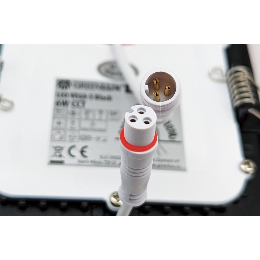 LED-Einbauleuchte VEGA LED/18W/230V 2900/3900/5800K d 22,5 cm schwarz