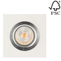 LED-Einbauleuchte VITAR 1xGU10/5W/230V Beton – FSC-zertifiziert