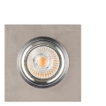 LED Einbauleuchte VITAR 1xGU10/5W/230V CRI 90 Beton