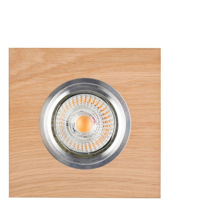 LED-Einbauleuchte VITAR 1xGU10/5W/230V CRI 90 Eiche