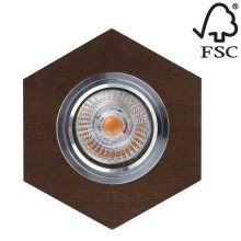LED-Einbauleuchte VITAR 1xGU10/5W/230V – FSC-zertifiziert