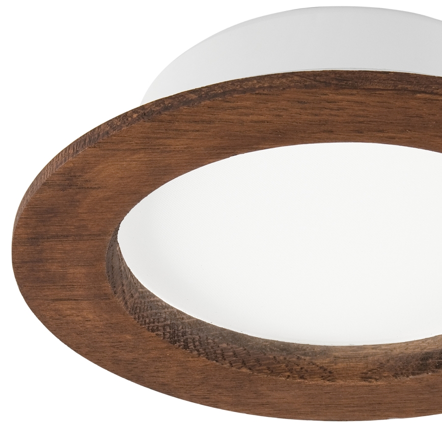 LED Einbauleuchte WOODY SPOT LED/12,5W/230V 3000K Kirschbaum Ø 16 cm