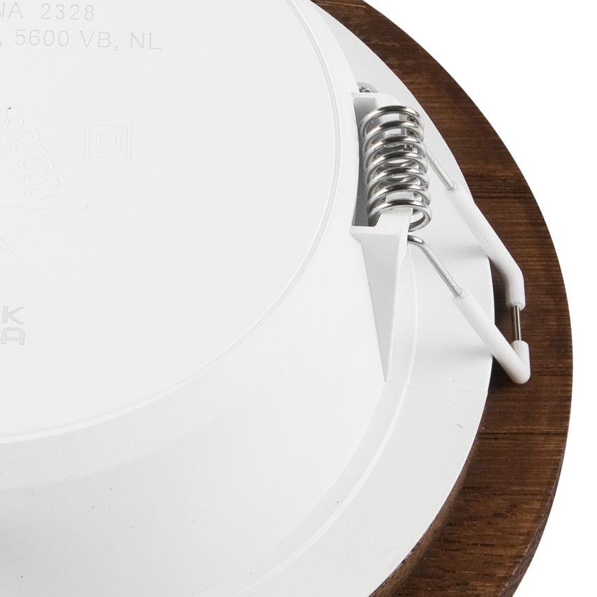 LED Einbauleuchte WOODY SPOT LED/12,5W/230V 3000K Kirschbaum Ø 16 cm