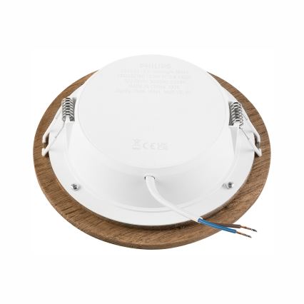 LED-Einbauleuchte WOODY SPOT LED/12,5W/230V 3000K Walnuss ø 16 cm