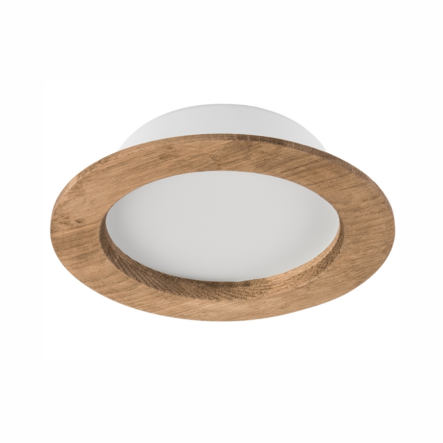 LED-Einbauleuchte WOODY SPOT LED/12,5W/230V 4000K Walnuss ø 16 cm