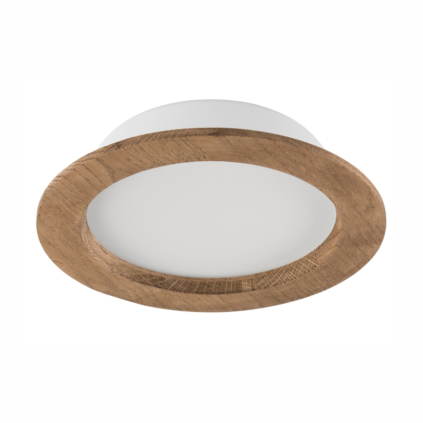 LED Einbauleuchte WOODY SPOT LED/16,5W/230V 4000K Nussbaum Ø 18,5 cm