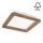 LED-Einbauleuchte WOODY SPOT LED/17W/230V 3000K Walnuss 18,5x18,5 cm
