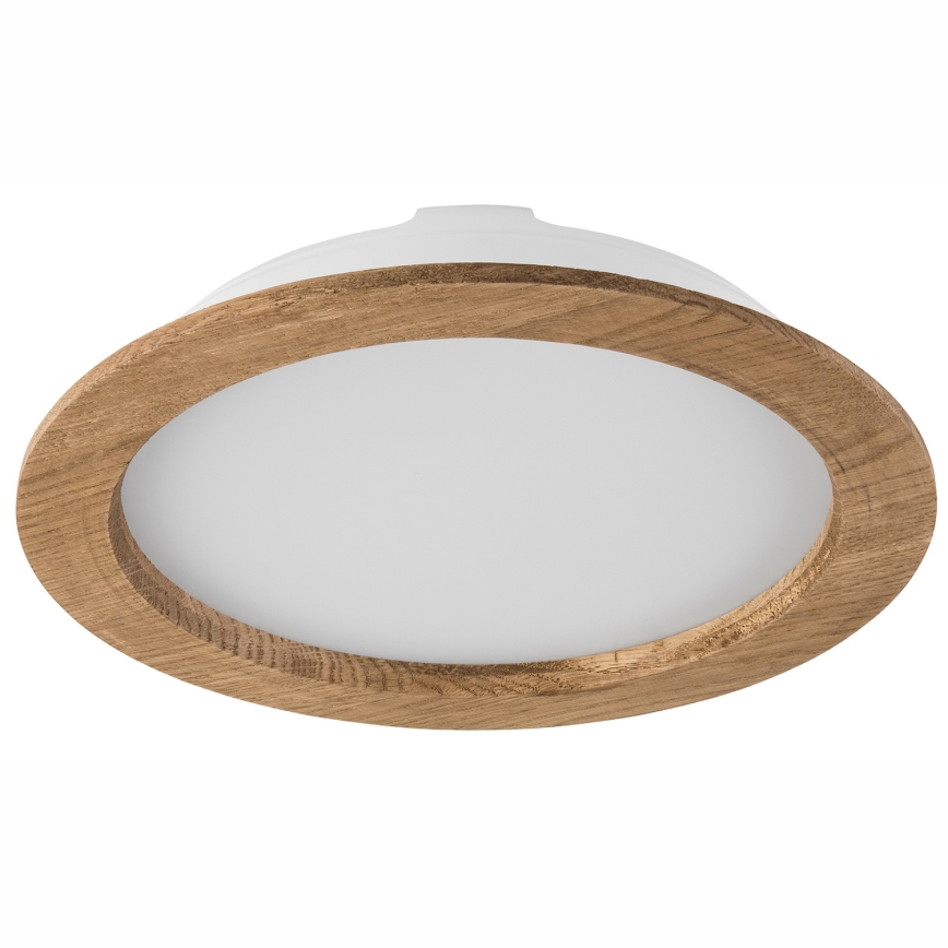 LED-Einbauleuchte WOODY SPOT LED/23,5W/230V 4000K Walnuss ø 23,5 cm